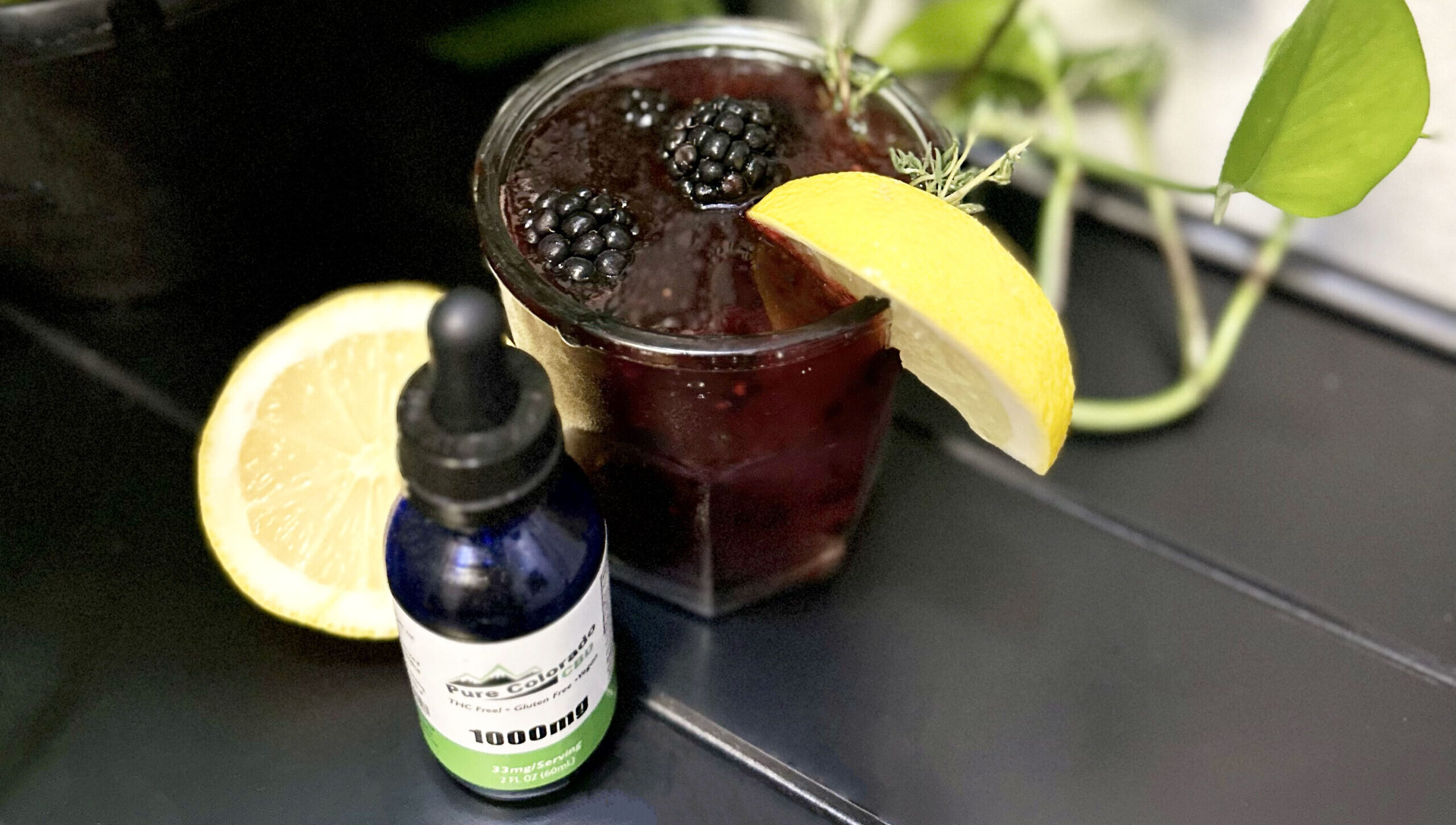 Recipe: Blackberry Lemonade CBD Slush